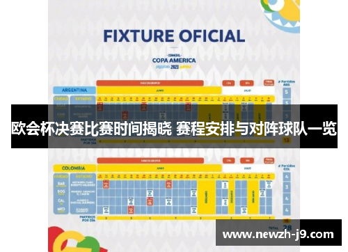 欧会杯决赛比赛时间揭晓 赛程安排与对阵球队一览 欧会杯决赛比赛时间揭晓 赛程安排与对阵球队一览